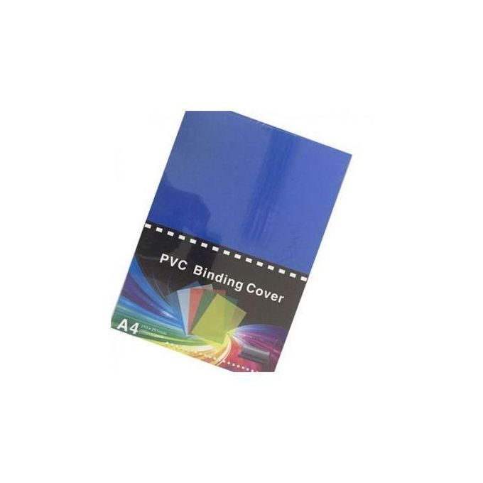 A4 Binding Covers Set - 200 Pcs, PVC & Embossed, Tear-Resistant, Ideal for Documents