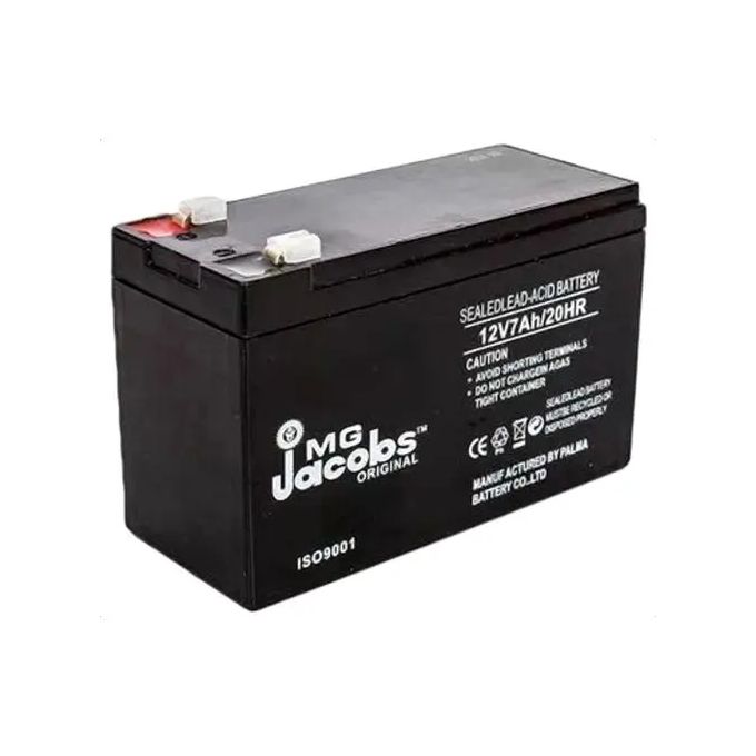 JACOBS 12V Battery 12V 7.2Ah Rechargeable UPS Battery 20HR