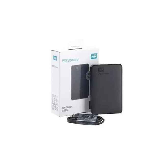 WD Elements WD Elements External Hard Disk Casing - USB 3.0, Black, ABS Plastic