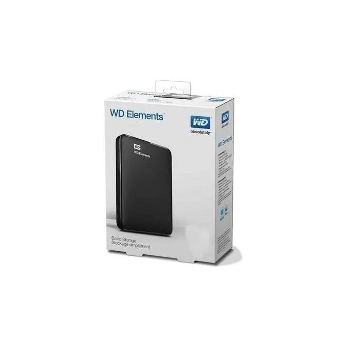WD Elements WD Elements External Hard Disk Casing - USB 3.0, Black, ABS Plastic