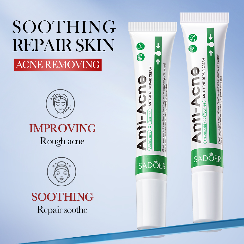 SADOER Salicylic Acid Acne Cream Salicylic Acid Anti-Acne Cream Niacinamide Acne Treatment Ceramide Treat Acne Reduce Pimple Fade Acne Scar Fade Dark Spot Hydrating Moisturizing Oil Control