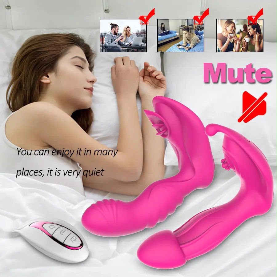 Erotic licking tongue vibrator for women app controlled view 3