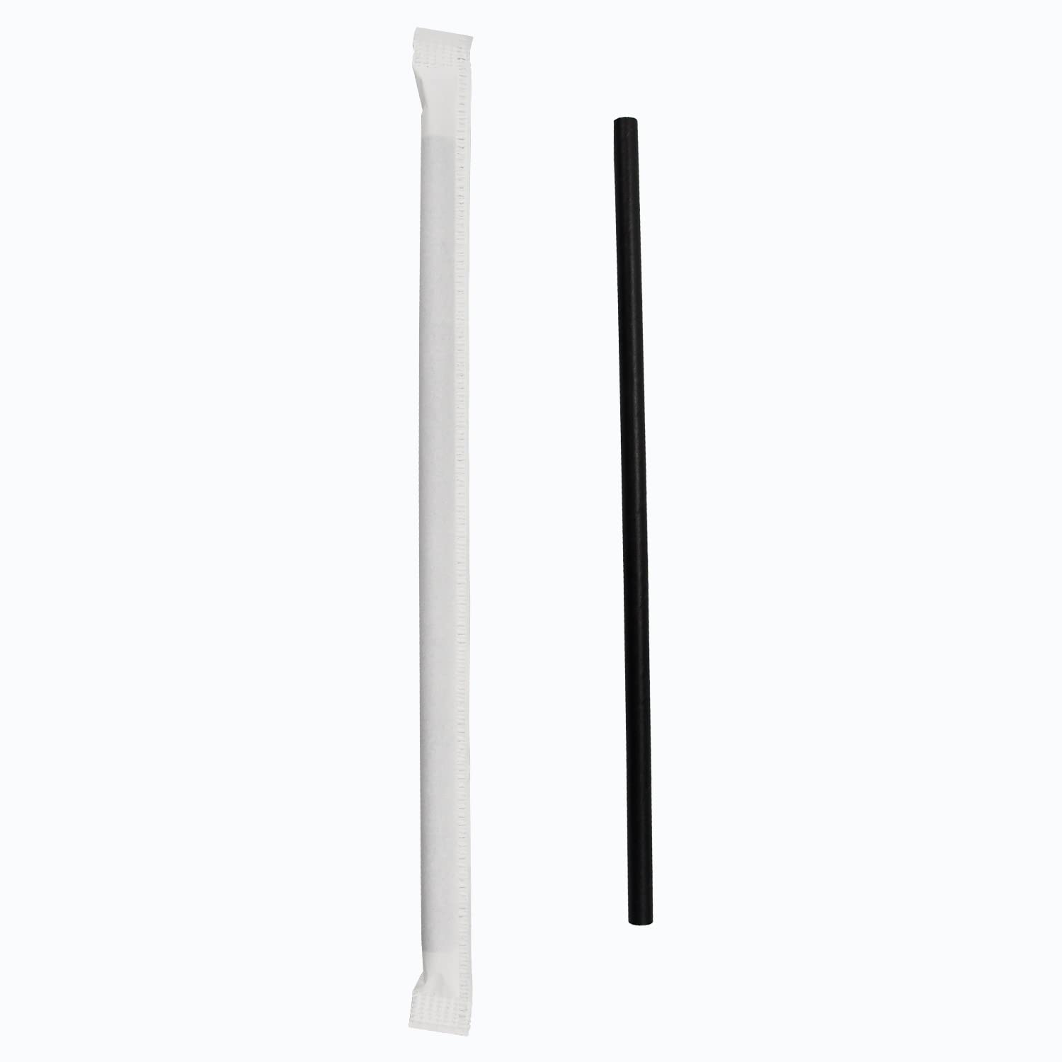 150 BPA-Free Black Plastic Drinking Straws - Eco-Friendly Party Supplies