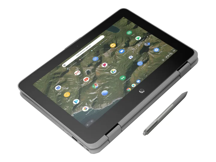 HP CHROMEBOOK X360 11 G2 2 IN1 4GBRAM 64GB STORAGE TOUCHSCREEN
Processor: Intel Celeron N4000 / N4100 (up to 2.4GHz)
RAM: 4GB DDR4
Storage: 64GB eMMC
OS: Chrome OS (fast, virus-free, Google apps ready