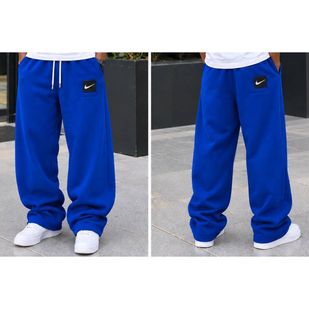 Men's Baggy Wide Leg Sweatpants - Comfortable Cotton Track Pants, Casual Lounge, Gym & Streetwear Trousers, Gents Joggers & Sweatpants, Men's Bottoms, Men's Clothing