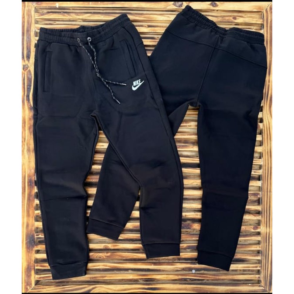 Men's Fleece Cuffed Sweatpants Joggers - Comfortable Cotton Track Pants, Casual Lounge, Gym & Streetwear Trousers, Gents Joggers & Sweatpants, Men's Bottoms, Men's Clothing