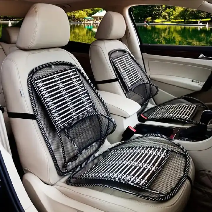 Complete seat bottom car back rest waist lumbar and back support