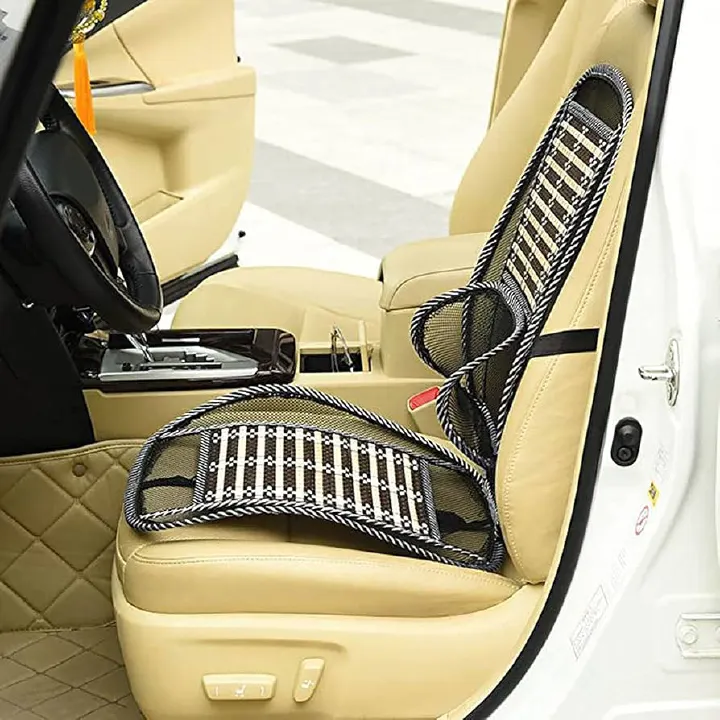 Complete seat bottom car back rest waist lumbar and back support