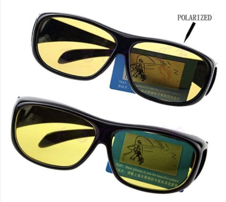 Hd Night Vision Driving Glasses Plus Free Dark Glasses