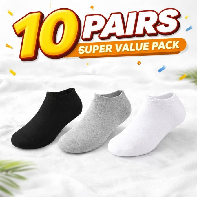 20 Pairs Low Cut Socks – Soft, Breathable & Comfortable Everyday Socks for Men & Women