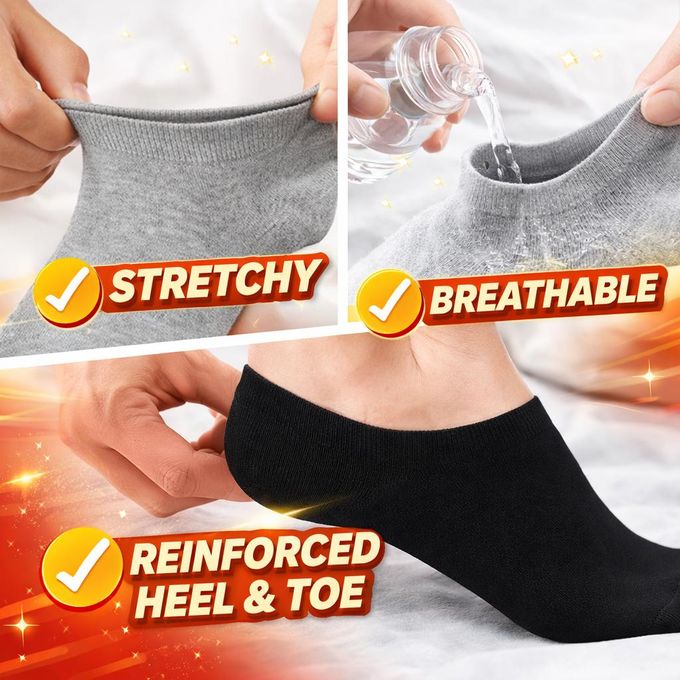 20 Pairs Low Cut Socks – Soft, Breathable & Comfortable Everyday Socks for Men & Women