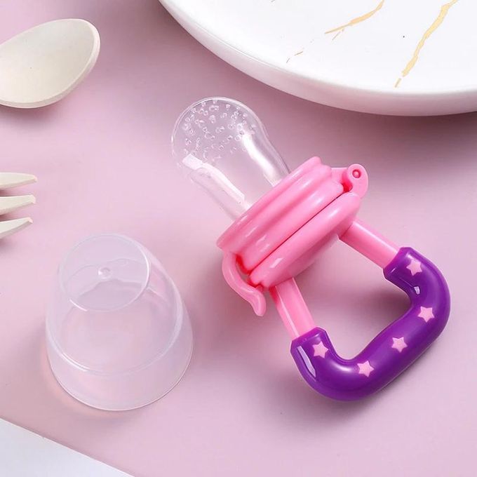 Baby Fruit Feeder Pacifier – Safe Silicone Food Feeder & Teething Bite Bag for Babies