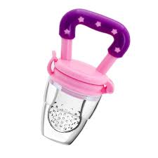 Baby Fruit Feeder Pacifier – Safe Silicone Food Feeder & Teething Bite Bag for Babies