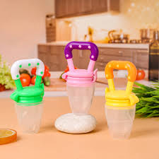 Baby Fruit Feeder Pacifier – Safe Silicone Food Feeder & Teething Bite Bag for Babies