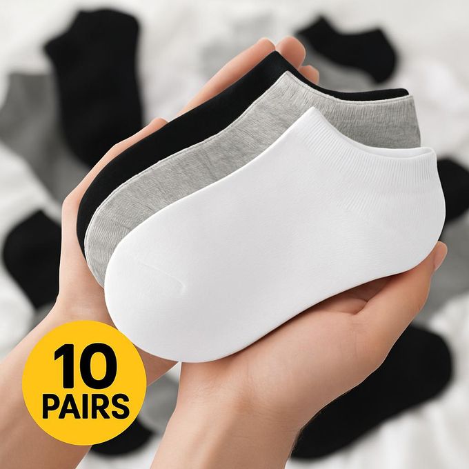 20 Pairs Low Cut Socks – Soft, Breathable & Comfortable Everyday Socks for Men & Women