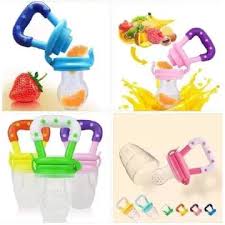 Baby Fruit Feeder Pacifier – Safe Silicone Food Feeder & Teething Bite Bag for Babies
