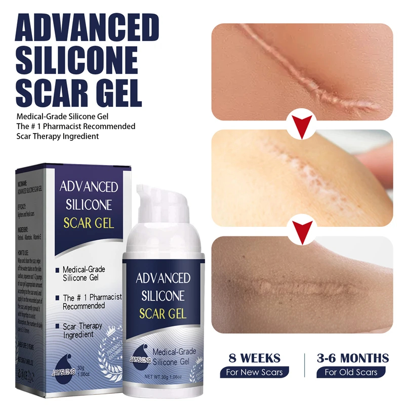 Advanced silicone scar gel, medical grade scar removal gel