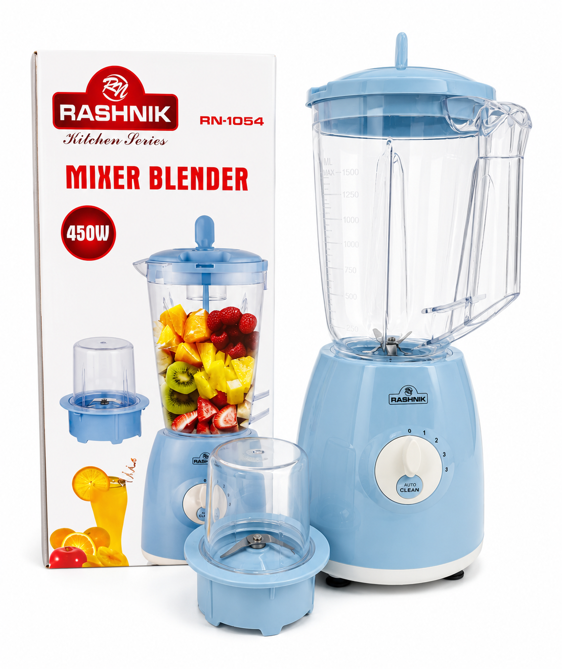 🥤✨ EUROCHEF EC-B05 2-in-1 Electric Blender & Grinder 🌿🍓 | 650W High-Performance Motor ⚡ | 1.8L Large Capacity Jug 💧 | Multi-Speed Control 🔄 | Smoothies, Juices, Milkshakes, Grinding Spices & Coff
