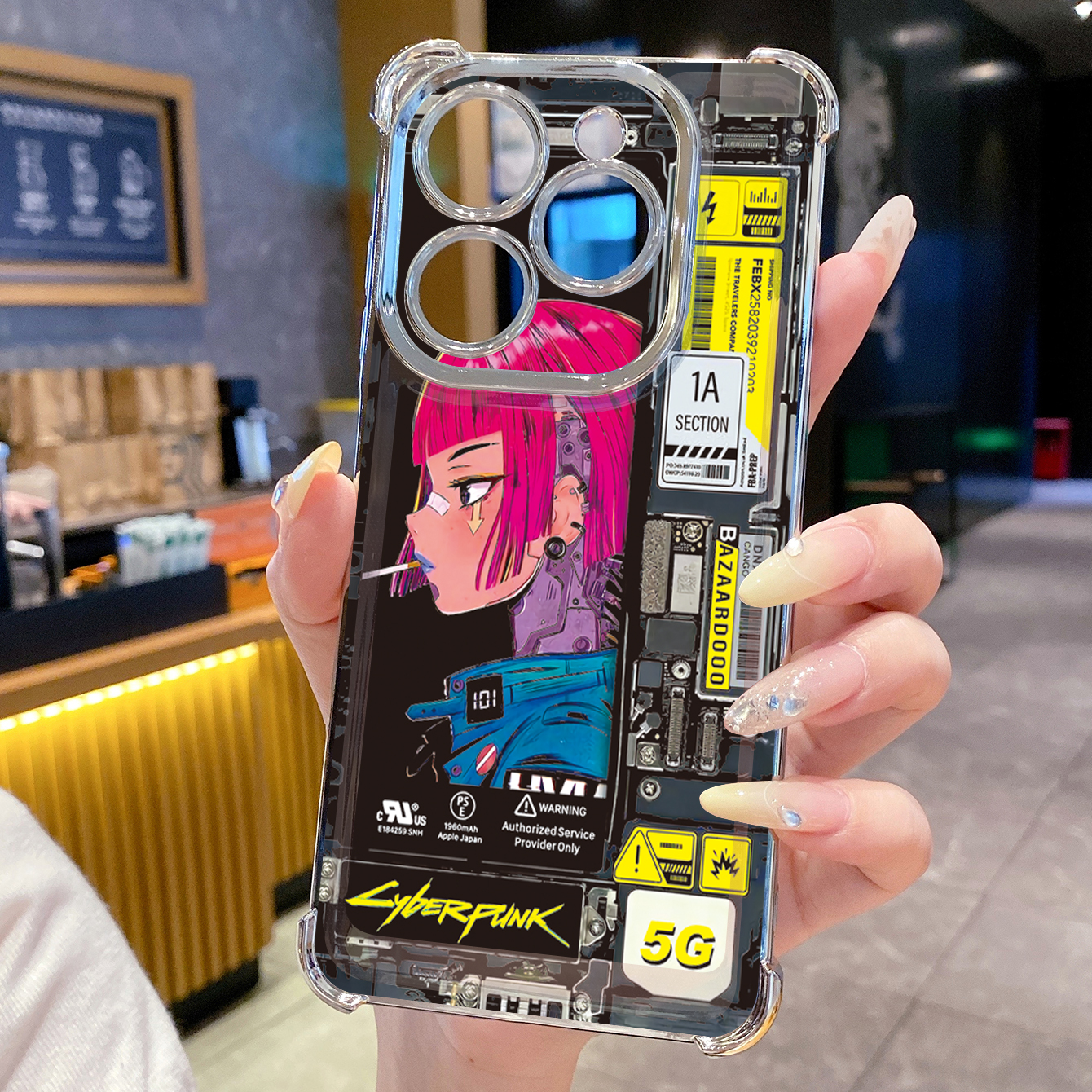 for Infinix Hot 50i 40i Smart 8 9 Plating Phone Case Shockproof Cover Fashion Cartoon