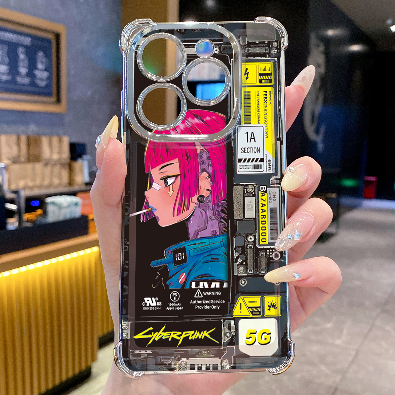 for Infinix Hot 50i 40i Smart 8 9 Plating Phone Case Shockproof Cover Fashion Cartoon