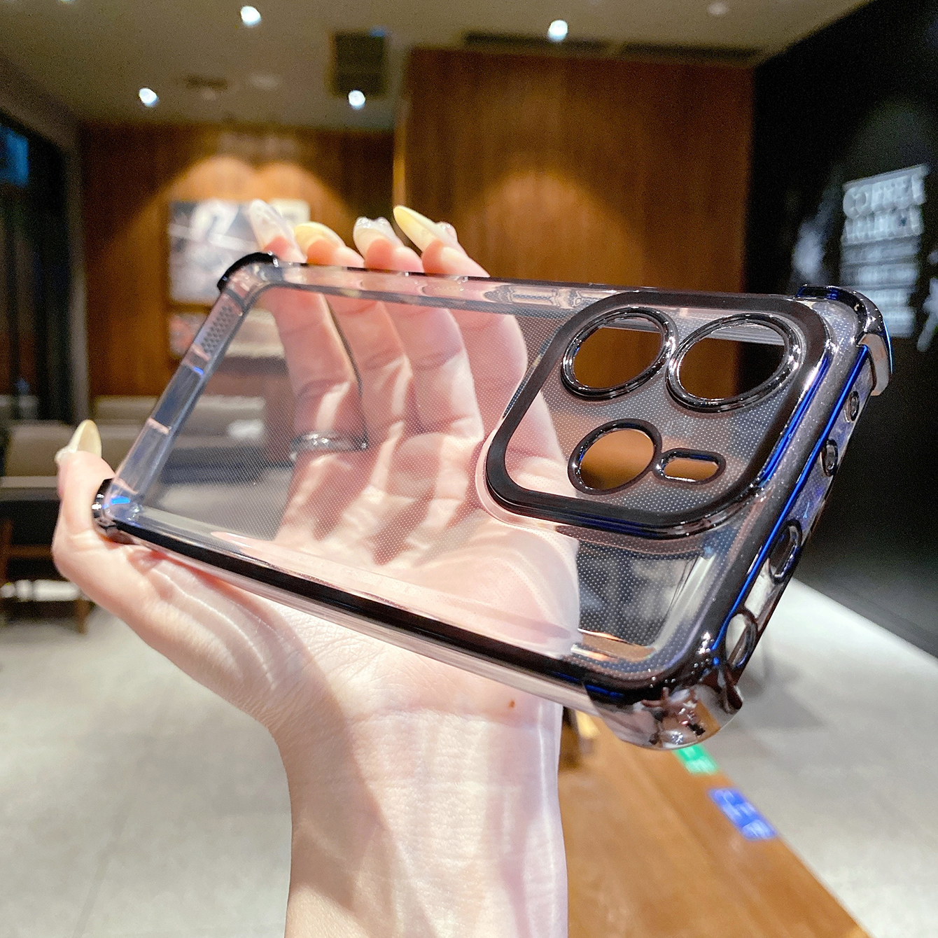 for Redmi Note 14 Pro 14C 13C POCO X7 Plating Phone Case Shockproof Cover