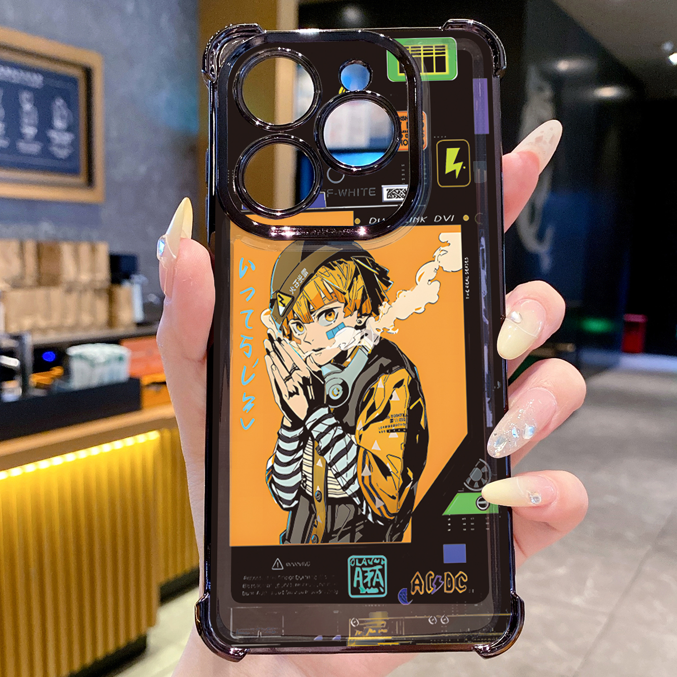 for Infinix Hot 50i 40i Smart 8 9 Plating Phone Case Shockproof Cover Fashion Cartoon