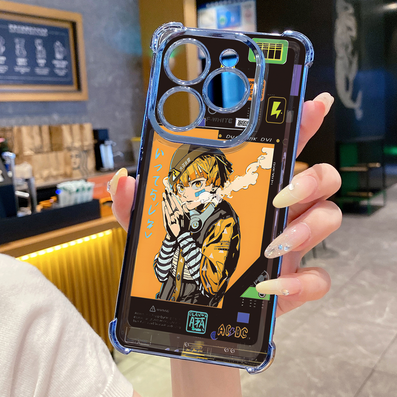 for Infinix Hot 50i 40i Smart 8 9 Plating Phone Case Shockproof Cover Fashion Cartoon