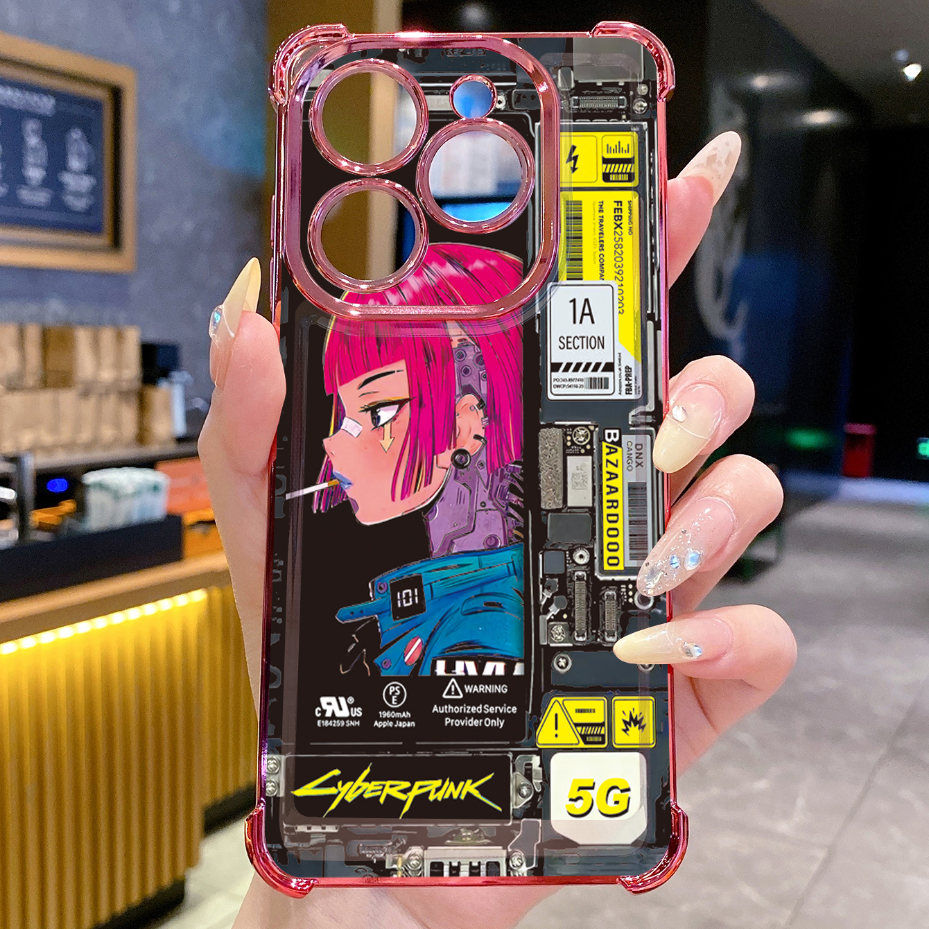 for Infinix Hot 50i 40i Smart 8 9 Plating Phone Case Shockproof Cover Fashion Cartoon