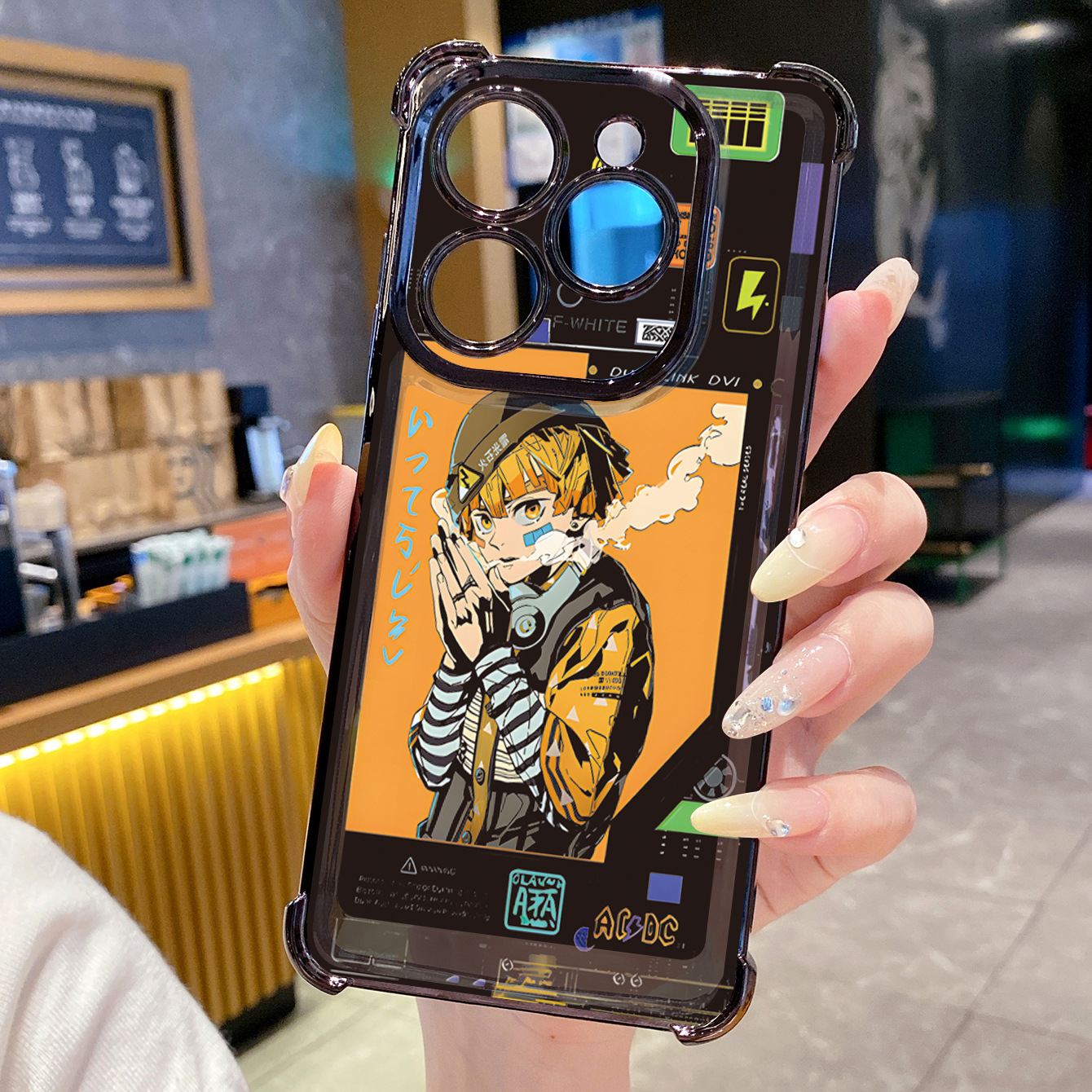 for Infinix Hot 50i 40i Smart 8 9 Plating Phone Case Shockproof Cover Fashion Cartoon