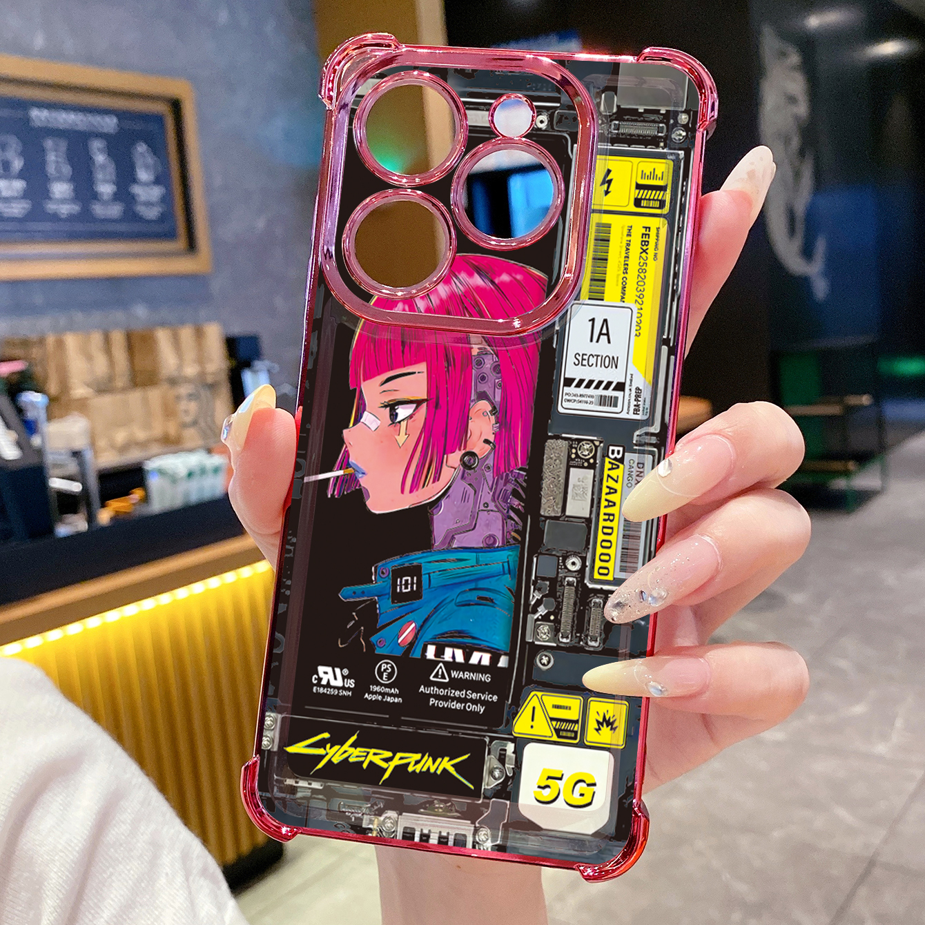 for Infinix Hot 50i 40i Smart 8 9 Plating Phone Case Shockproof Cover Fashion Cartoon