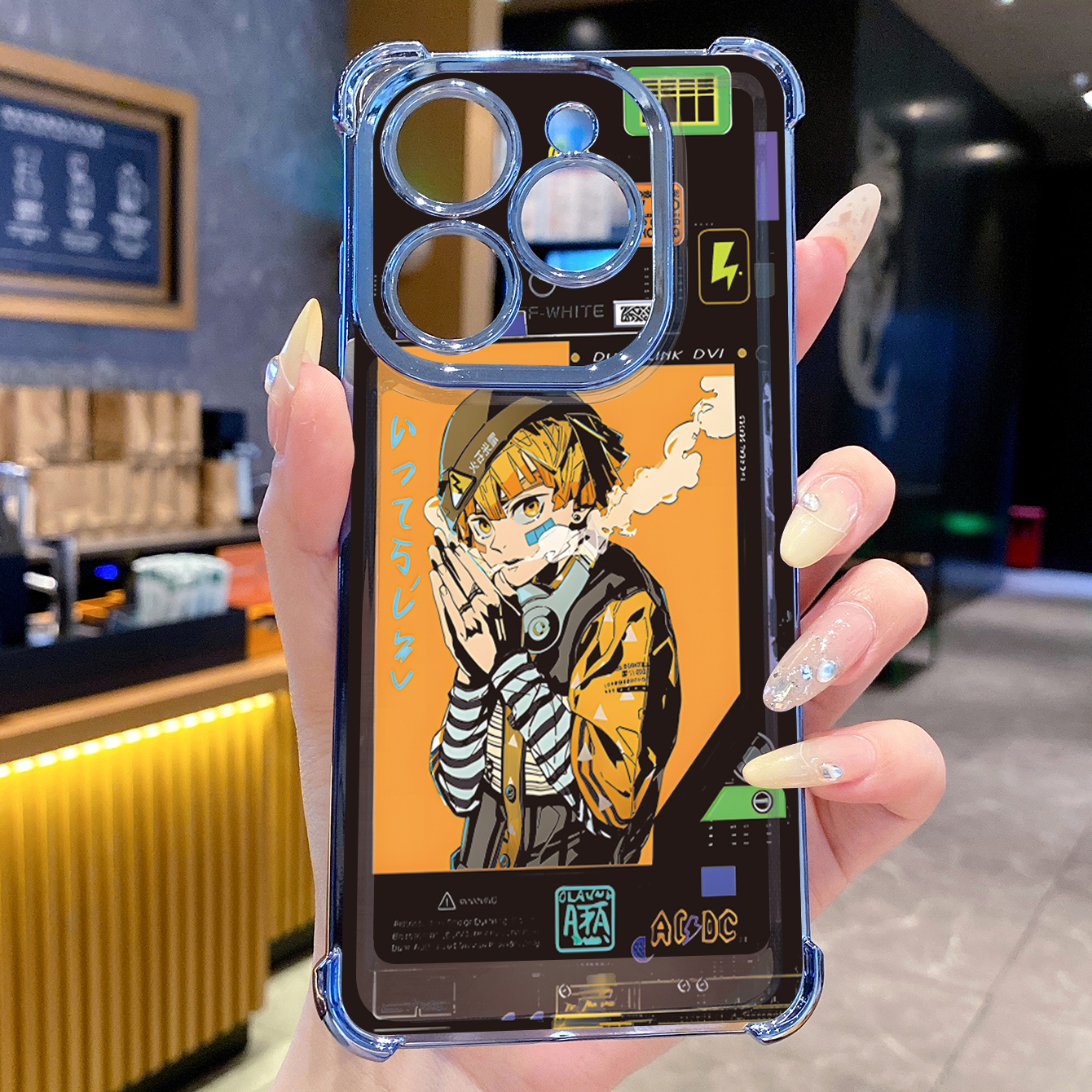 for Infinix Hot 50i 40i Smart 8 9 Plating Phone Case Shockproof Cover Fashion Cartoon