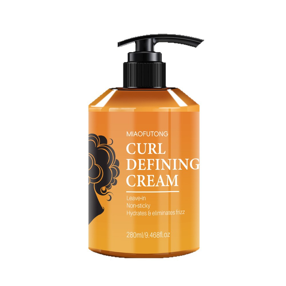 Curly hair Styling cream, moisturizing and smoothing formula, enhances the elasticity and shine of curly hair, easy to set