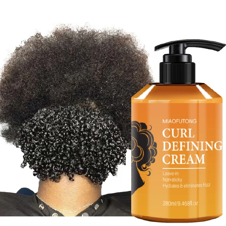 Curly hair Styling cream, moisturizing and smoothing formula, enhances the elasticity and shine of curly hair, easy to set