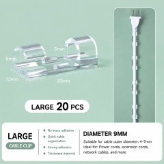Cable Organizer Clips Cable Management Cable ties Desktop & Workstation ABS Wire Manager Cord Holder USB Charging Data Line Bobbin Winder