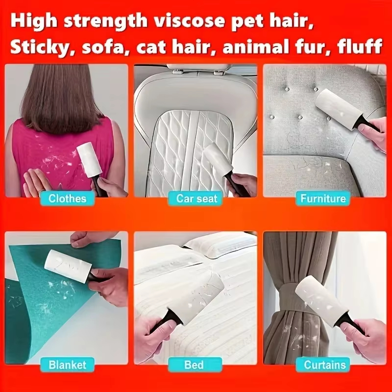 Ultra Sticky Lint Roller for Eliminating Pet Fur-Ideal for Furniture,Clothing &Carpets|Tool for Cleaning Pet Hair Hair Adhesive