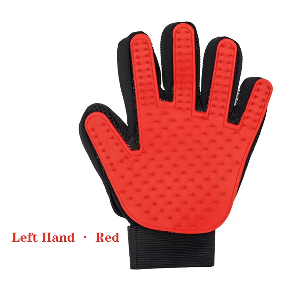 Pet Hair Glove Comb Pet Dog Cat Grooming Cleaning Glove Deshedding Hair remover Massage Brush Animal Supplies Cat Accessoies
