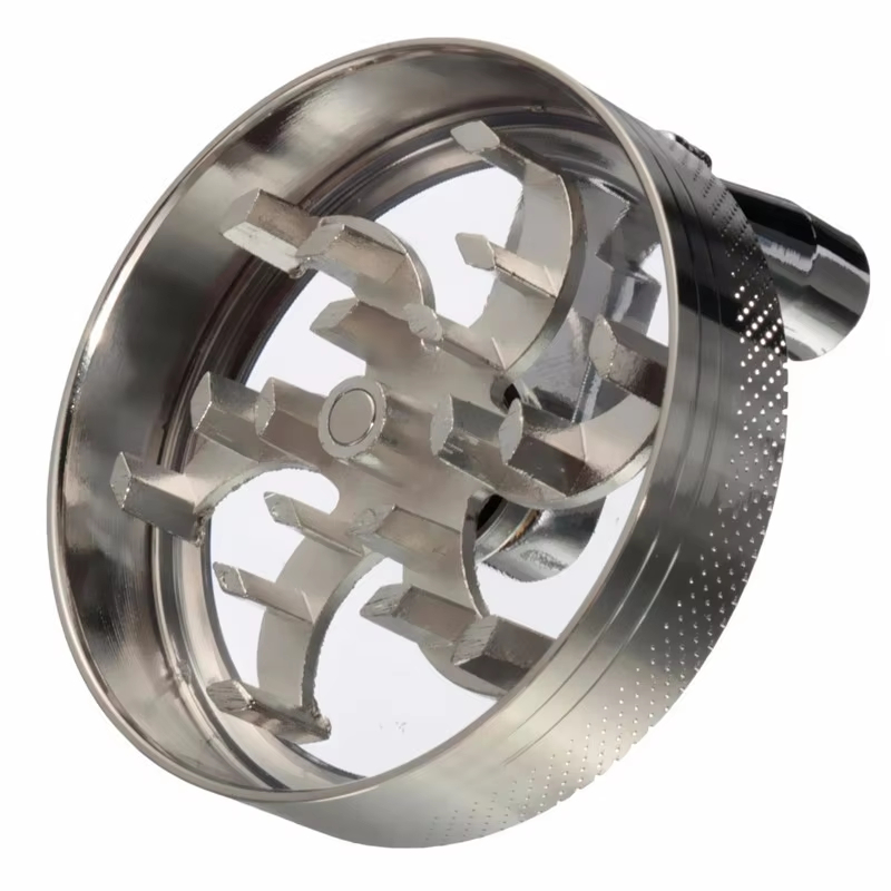 4-Layer Zinc Alloy Metal Herb Herbal Household Commodity Spice Crusher Kitchen Grinder Cigarette Tools
