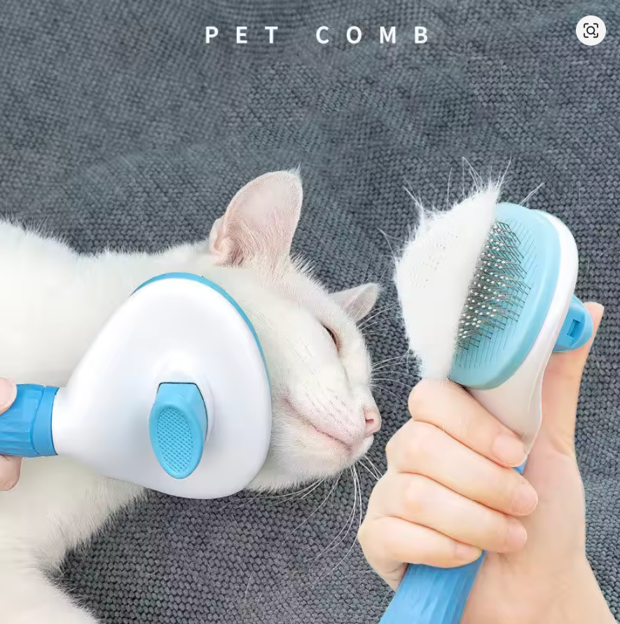 Pet Dog Brush Cat Comb Self Cleaning Pet Hair Remover Brush For Dogs Cats Grooming Tools Pets Dematting Comb Dogs Accessories