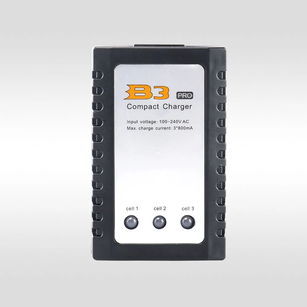 B3 Pro Compact Balance Charger 10W AC 100 - 240V for 2S 3S 7.4V 11.1V Lithium LiPo Battery B3AC for IMAX RC