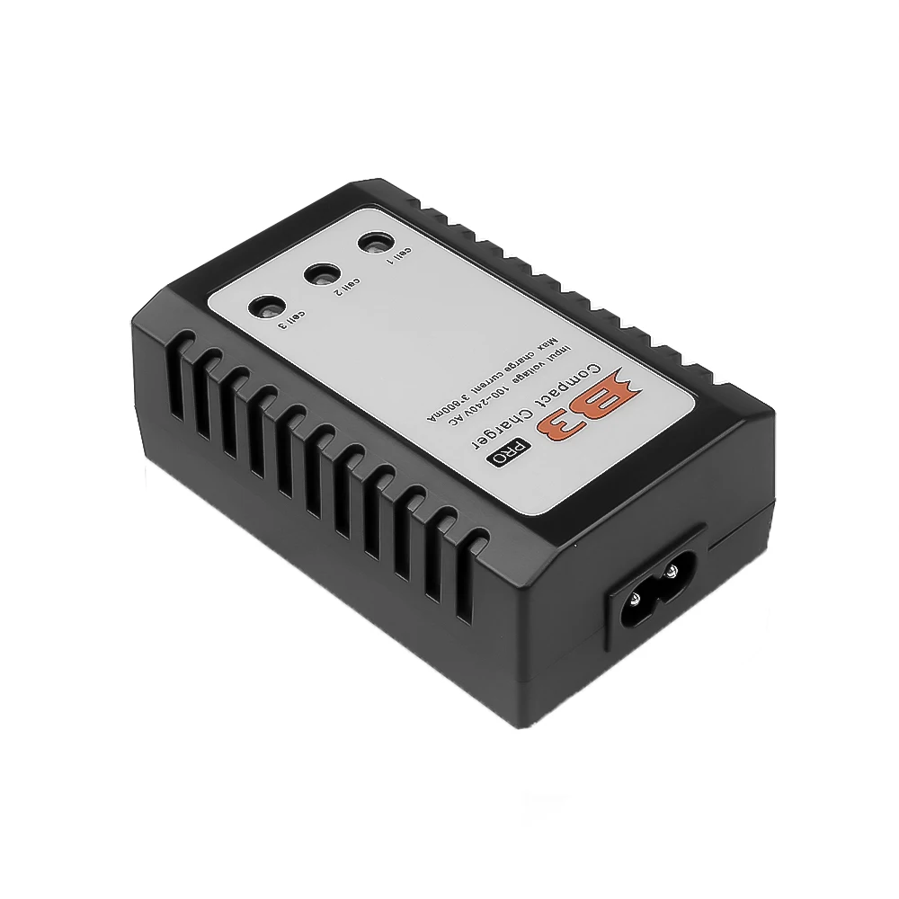 B3 Pro Compact Balance Charger 10W AC 100 - 240V for 2S 3S 7.4V 11.1V Lithium LiPo Battery B3AC for IMAX RC