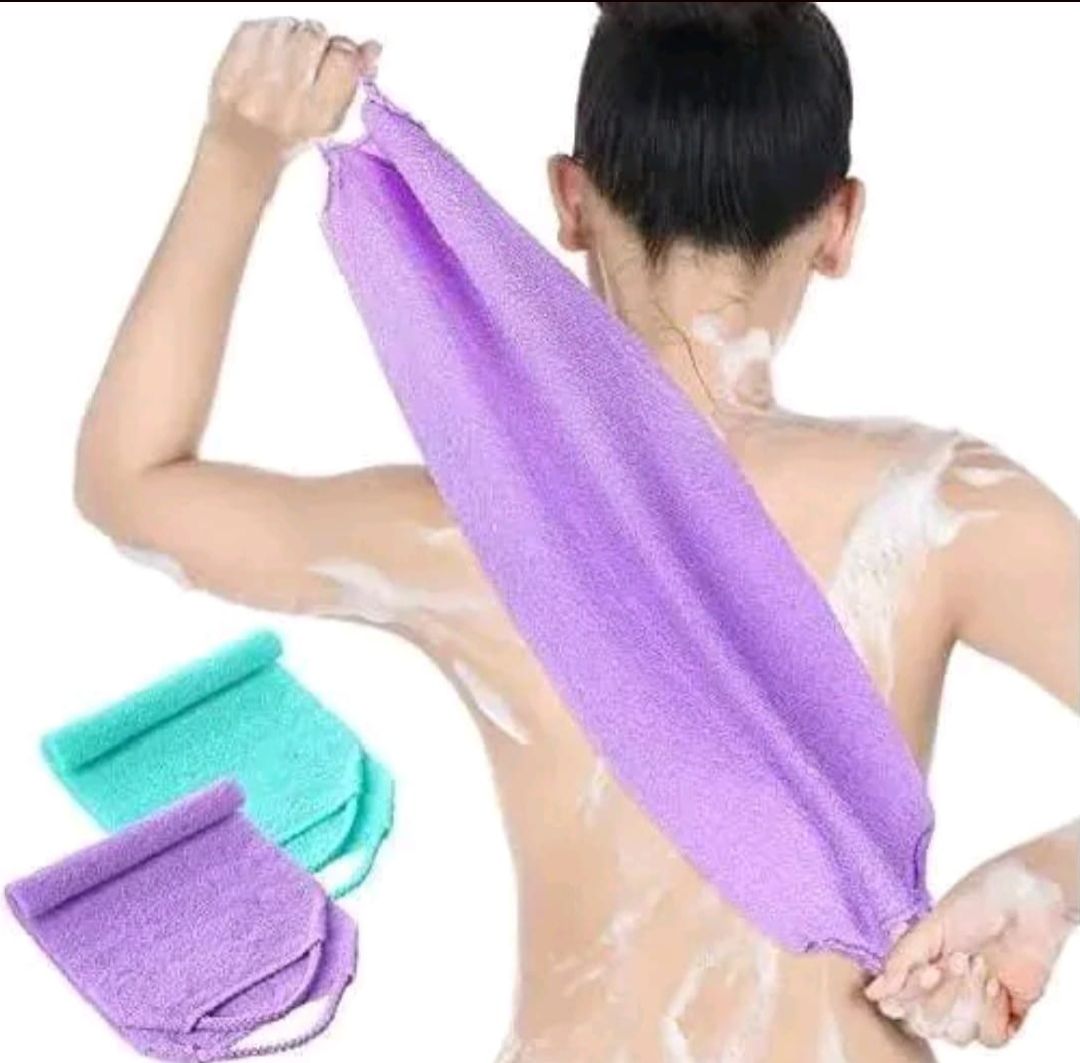 JAPANESE EXFOLIATING LOOFAH BATH SKIN BATH WASH CLOTH TOWEL ANTI SHRINK AFRICAN BATH CLOTH