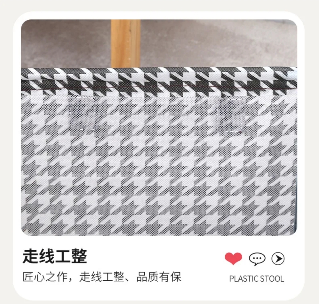 ONE LARGE CAPACITY 47X28X20CM CANVAS MATERIAL FOLDABLE STORAGE ORGANISER MOISTURE PROOF WITH HANDLE AND STEEL FRAME FOR SUPPORT NON WOOVEN FABRIC RECTANGULAR DESIGN