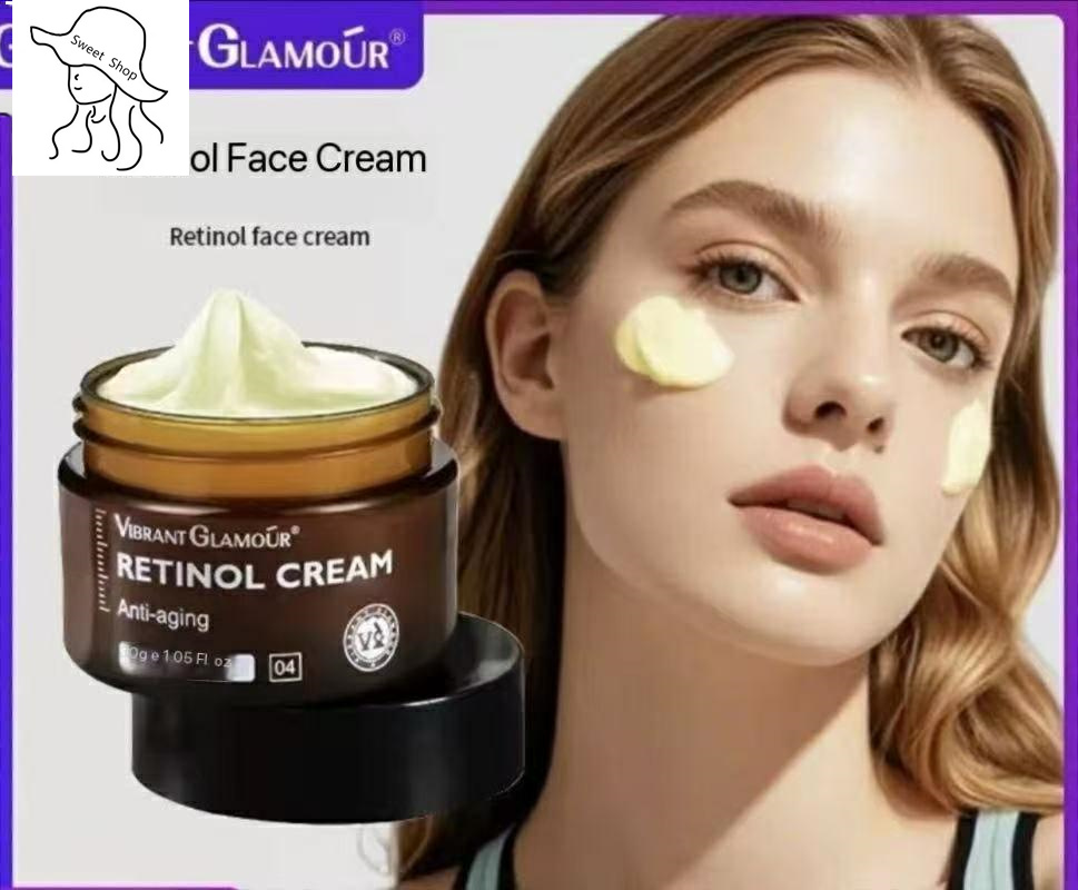 Retinol face cream reduces fine lines  firms and lifts  anti-wrinkle and reduces fine lines moisturizes and brightens skin  facial moisturizing essence cream  excellent skincare product