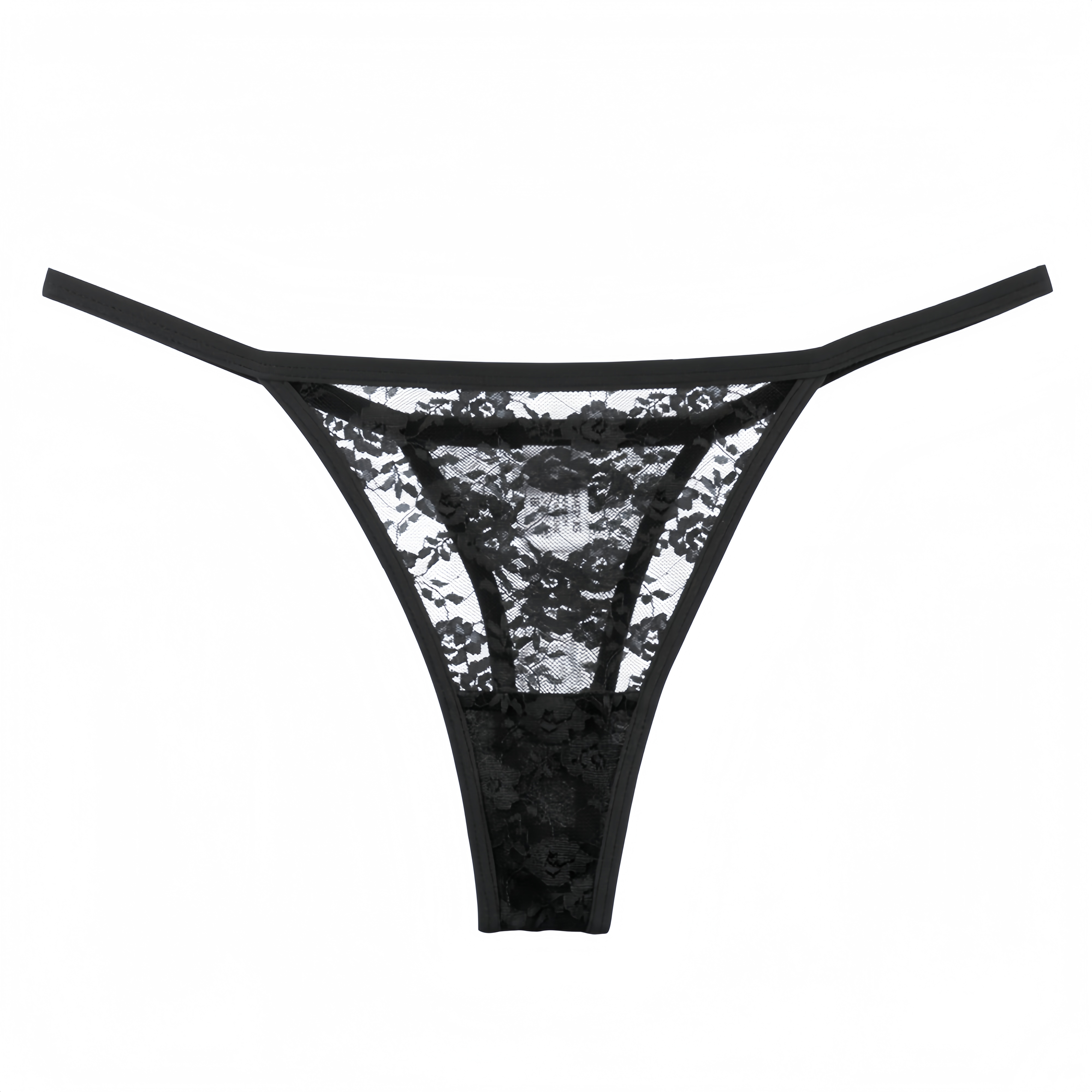 4Pcs Fashion Women's low-rise panties solid color thong Girls Invisible briefs underwear clothing Ladies super soft Hollow out lace panties