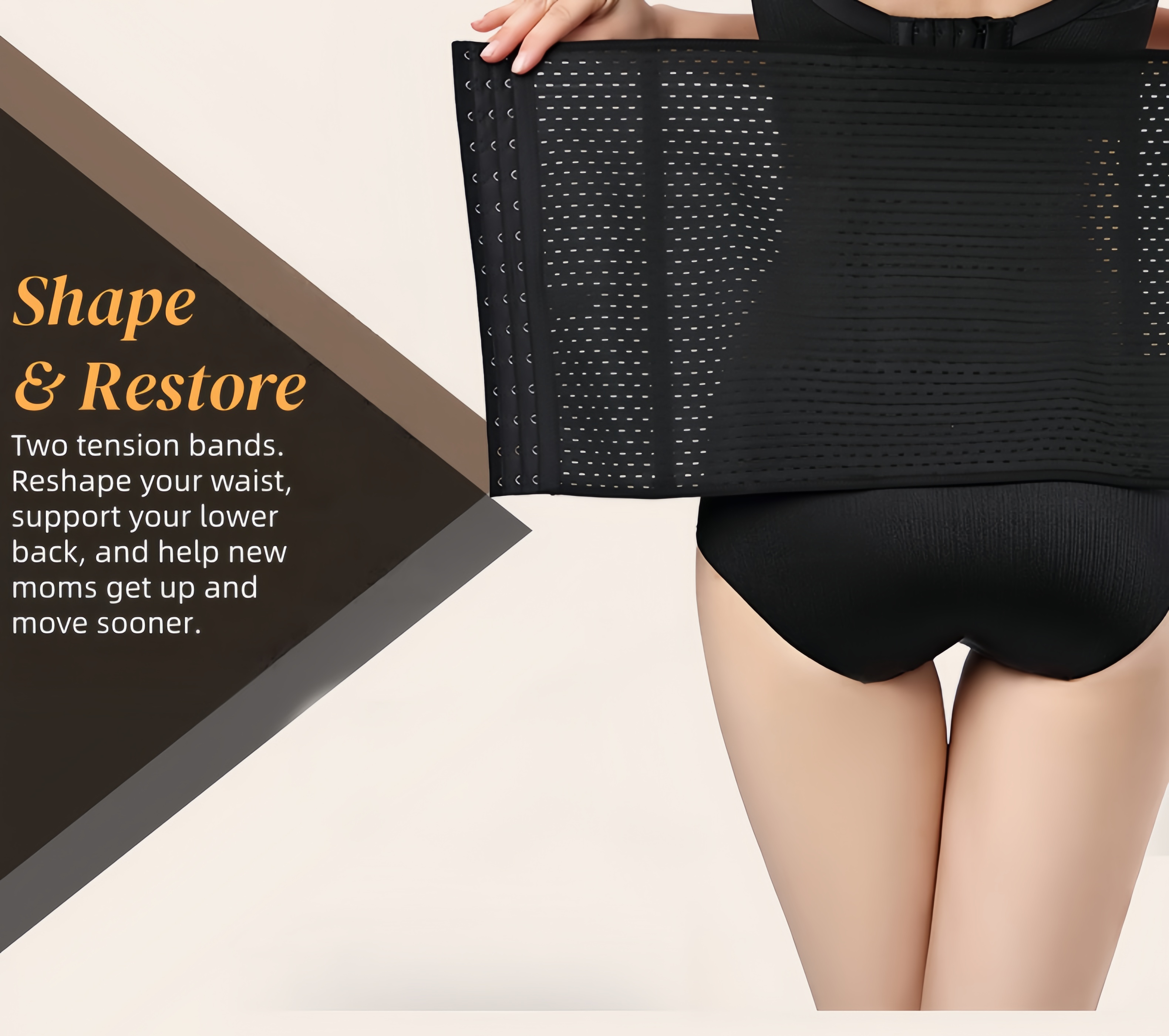 Waist Trainer Slimming Belt Slim Body Shaper Corset Trimmer Sport Gym Fat Burner Elastic Shapewear Snug Fit Women Ladies Belly Slim Belt Band Body Building Sheath Flat Girdle Postpartum Control Wrap