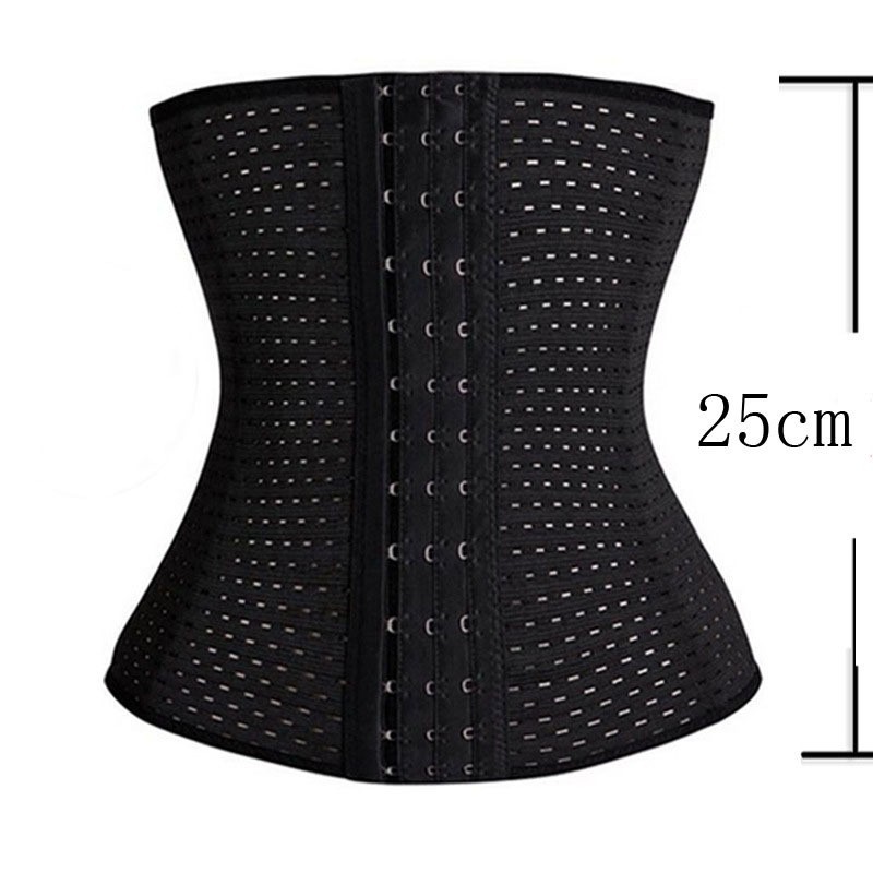 Waist Trainer Slimming Belt Slim Body Shaper Corset Trimmer Sport Gym Fat Burner Elastic Shapewear Snug Fit Women Ladies Belly Slim Belt Band Body Building Sheath Flat Girdle Postpartum Control Wrap
