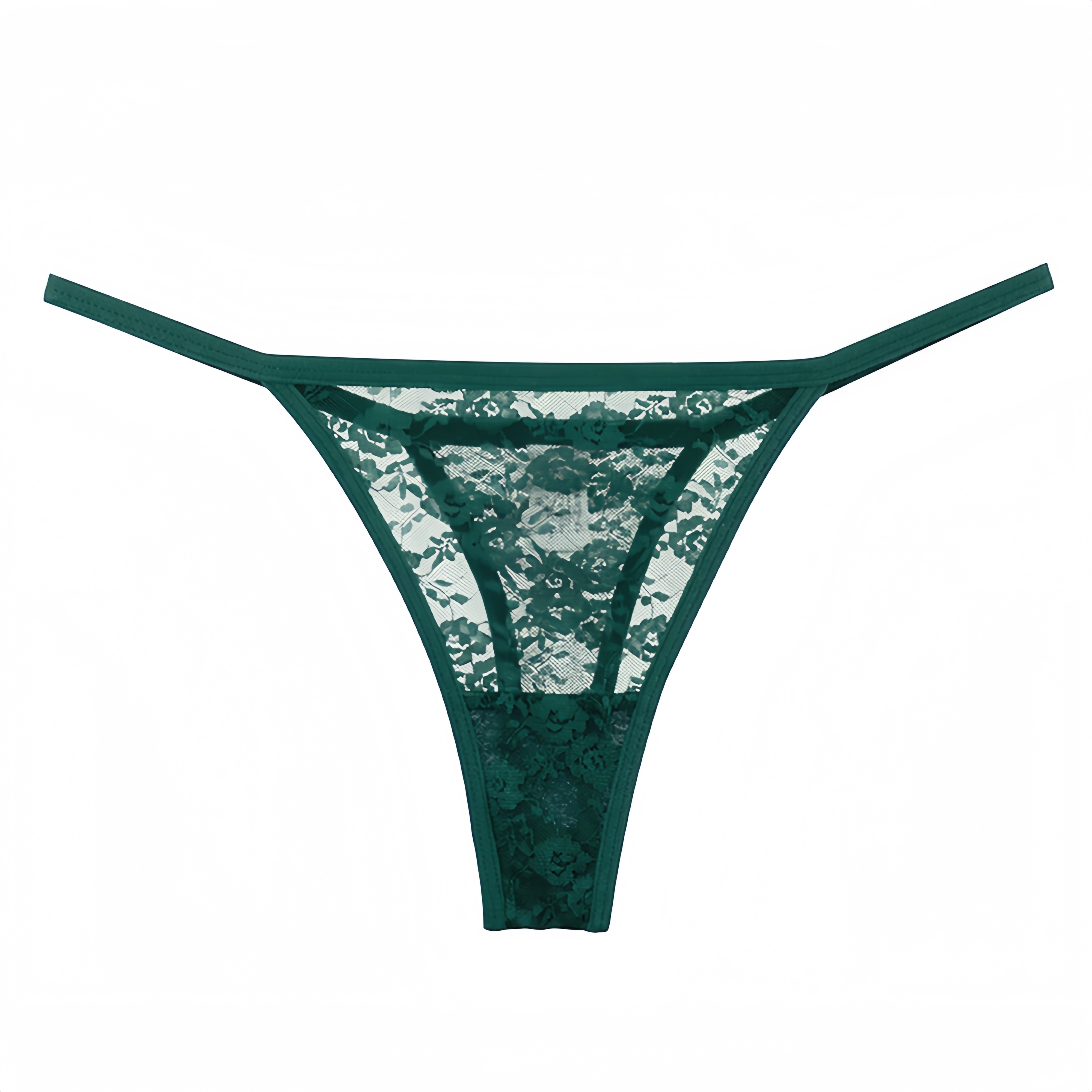 4Pcs Fashion Women's low-rise panties solid color thong Girls Invisible briefs underwear clothing Ladies super soft Hollow out lace panties