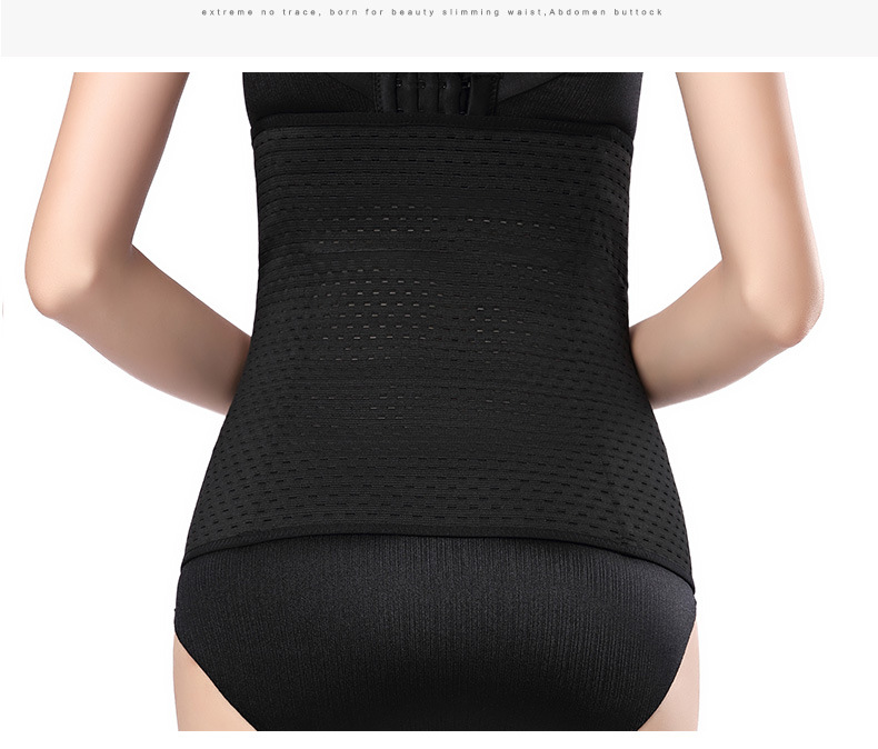 Waist Trainer Slimming Belt Slim Body Shaper Corset Trimmer Sport Gym Fat Burner Elastic Shapewear Snug Fit Women Ladies Belly Slim Belt Band Body Building Sheath Flat Girdle Postpartum Control Wrap