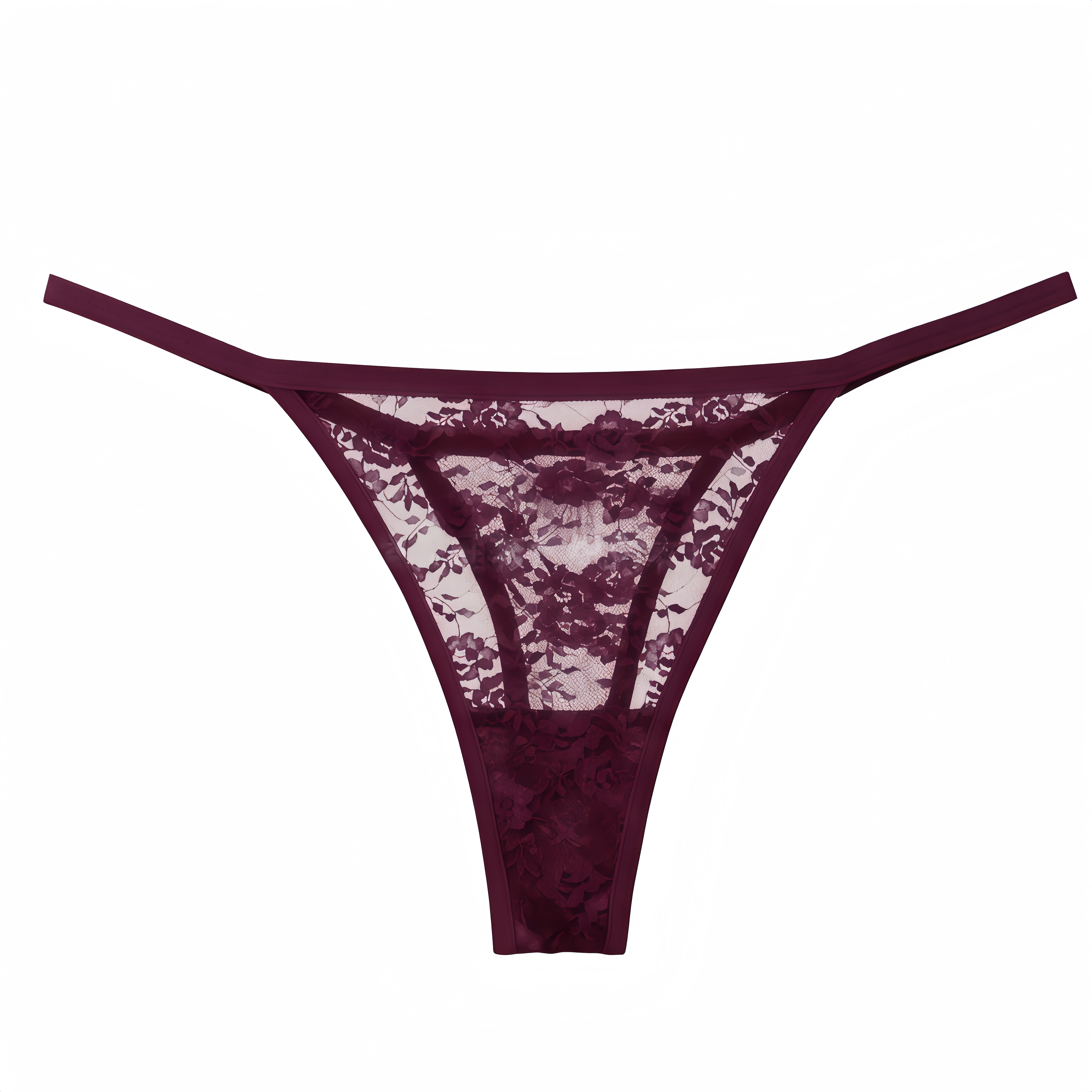 4Pcs Fashion Women's low-rise panties solid color thong Girls Invisible briefs underwear clothing Ladies super soft Hollow out lace panties