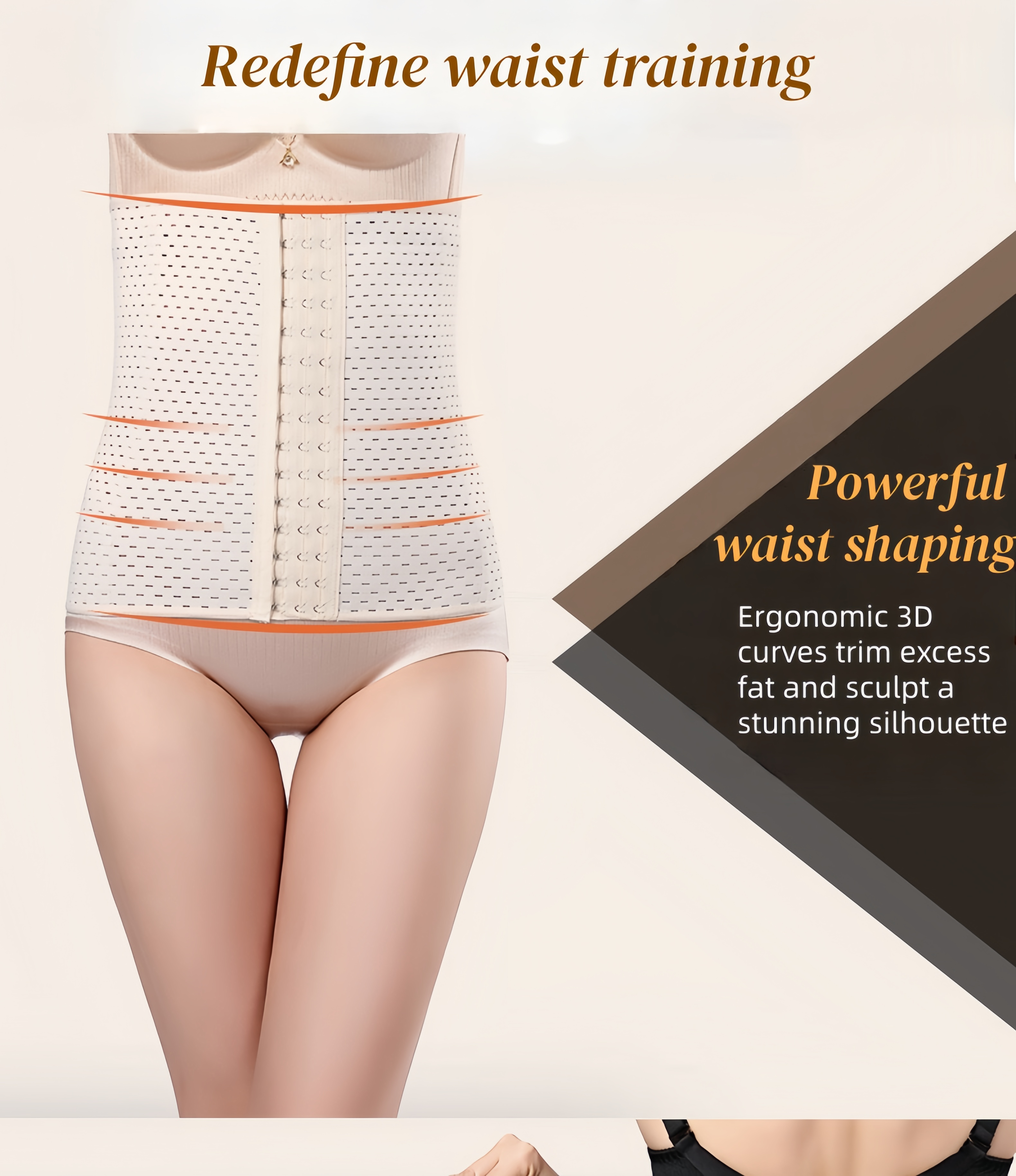 Waist Trainer Slimming Belt Slim Body Shaper Corset Trimmer Sport Gym Fat Burner Elastic Shapewear Snug Fit Women Ladies Belly Slim Belt Band Body Building Sheath Flat Girdle Postpartum Control Wrap
